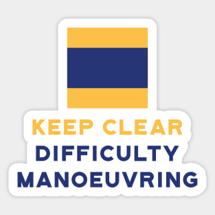 Keep Clear Sticker